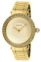 【中古】【輸入品・未使用】Invicta Women's 27005 Specialty Quartz 2 Hand Gold Dial Watch