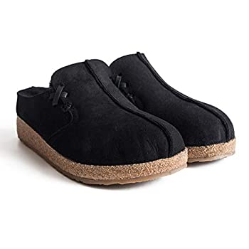 【中古】【輸入品・未使用】Haflinger Women&#39;s SC Saskatchewan Shearling Clog