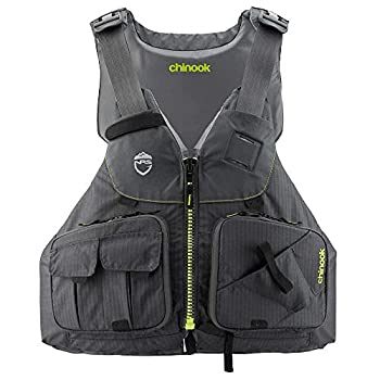 šۡ͢ʡ̤ѡ(XL/XXL%% Charcoal) - NRS Chinook Fishing Kayak Lifejacket (PFD)