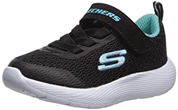 楽天スカイマーケットプラス【中古】【輸入品・未使用】Skechers Kids Girls' DYNA-LITE Sneaker％カンマ％ Black/Blue％カンマ％ 7 Medium US Toddler