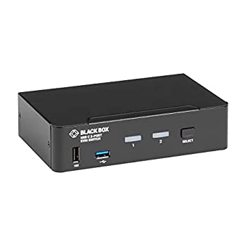 【中古】【輸入品・未使用】Black Box USB-C 4K KVMスイッチ 2ポート