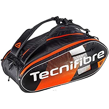 【中古】【輸入品・未使用】[12本収納]テクニファイバー(Tecnifibre) 2019 エア エンデュランス 12R ラケットバッグ 2020 40AIEN1220-ブラック×オレンジ(19y4m)