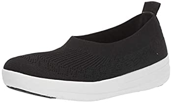【中古】【輸入品・未使用】FitFlop レディース Uberknit スリッポン バレリーナ バレエ フラット US サイズ: 7 カラー: ブラック