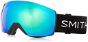 【中古】【輸入品・未使用】Smith Skyline XL スノーゴーグル ブラック/クロマポップ エブリデイグリーンミラー