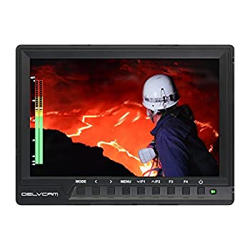 【中古】【輸入品・未使用】Delvcam DELV-HD7-4K、4K 1080p 7インチカメラトップLCDモニター