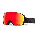 【中古】【輸入品・未使用】Giro 2018?Contact Ski Goggle???ブラック/レッドSportTechフレーム???7082481