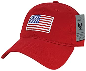 【中古】【輸入品・未使用】Rapid Dominance A03-USA-RED Original USA Flag Relaxed Graphic Cap44; Red