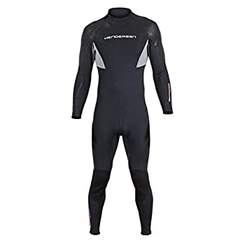 【中古】【輸入品・未使用】(Medium%カンマ% Black) - Men's Thermoprene Pro Wetsuit 3mm Back Zip Fu...