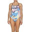 šۡ͢ʡ̤ѡArena Painted Accelerate Back MaxLife One Piece Swimsuit%% Pink - Multicolor%% 26
