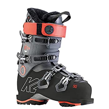 【中古】【輸入品・未使用】K2 女性用 BFC W 90 スキーブーツ、無煙炭-コーラルレッド、36.5 EU