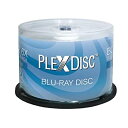 【中古】【輸入品・未使用】PlexDisc 633-814 25GB 6倍ブルーレイロゴトップ シングルレイヤー 録音可能ディスク BD-R 50枚 スピンドル