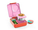 【中古】【輸入品・未使用】OmieBox Bento Lunch Box With Insulated Thermos For Kids%カンマ% Pink B...