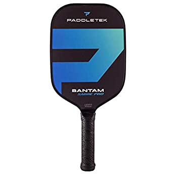 【中古】【輸入品・未使用】Paddletek Bantam Sabre Pro ピックルボールパドル 標準グリップ リップタイド ブルー