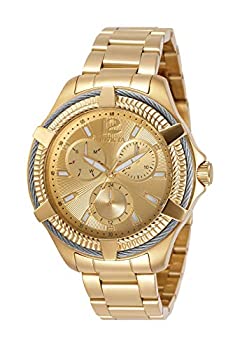【中古】【輸入品・未使用】Invicta レディース ボルトクォーツウォッチ ステンレススチールストラップ ゴールド 18 (モデル：30893)