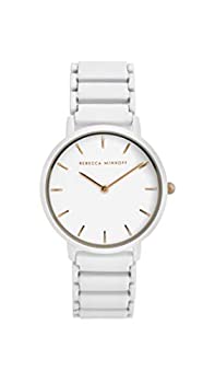 yÁzyAiEgpzRebecca Minkoff Women&#39;s Major Quartz Watch with Stainless Steel Strap%J}% White%J}% 16 (Model: 2200395)