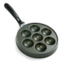 【中古】【輸入品・未使用】Norpro 焦げ付かない キャスト アルミ デンマーク語 aebleskiver 満杯の パンケーキ ペストリー パン