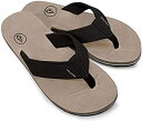 【中古】【輸入品・未使用】Volcom メンズ Victor フリップフロップサンダル US サイズ: 14 カラー: ベージュ