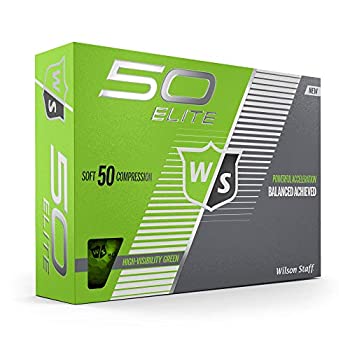 【中古】【輸入品・未使用】(Green) - Wilson Staff Fifty Elite Golf Ball