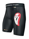【中古】【輸入品・未使用】Shock Doctor Short de compression avec coquille Bioflex Blanc Taille S(4)