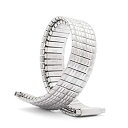 【中古】【輸入品・未使用】11???14?mm Straight End Speidel twist-o-flexシルバートーンステンレススチールExpansion Watch Band 2255?/ 02(2)