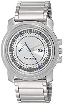 【中古】【輸入品・未使用】Fastrack Men &apos;s 3039sm03カジュアルシルバーメタルストラップウォッチ