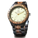 【中古】【輸入品・未使用】UWOOD Eco Friendly Sandal Wood JapanクオーツMovement防水Wooden Watchメンズのフ...