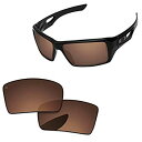 【中古】【輸入品・未使用】PapaViva Pro+プロ偏光の交換用レンズOakley Eyepatch 2 ブラウン