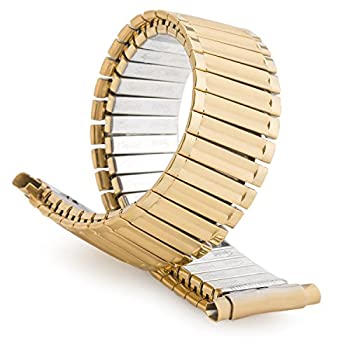 【中古】【輸入品・未使用】Speidel Men 'sステンレススチール快適ストレッチWatchバンド、デュアルト..