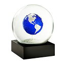 【中古】【輸入品・未使用】CoolSnowGlobes ビッグブルー マーブル プラネット アース クール スノードーム