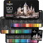 šۡ͢ʡ̤ѡCastle Art Supplies 120 Colored Pencil Set for artists%% featuring 'soft series' core for expert layering%% blending and shading;