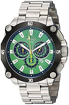 【中古】【輸入品・未使用】ROBERTO BIANCI WATCHES メンズ エンツォ」クォーツステンレススチールカジュアルウォッチ、カラー：シルバートーンダウン（モデル：Rb71012）