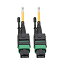 šۡ͢ʡ̤ѡTripp Lite MTP/MPO (APC) Singlemode Patch Cable (F/F)%% 12 Fiber%% 40/100 GbE%% QSFP+ 40GBASE-PLR4%% Plenum%% Push/Pull