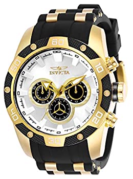 【中古】【輸入品 未使用】Invicta Men 039 s 25834 Speedway Quartz Chronograph Silver Dial Watch