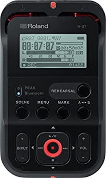 šۡ͢ʡ̤ѡRoland R-07-BK%% High-Resolution Audio Recorder%% Black