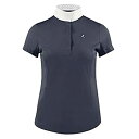 【中古】【輸入品・未使用】Horze Blaire Ladies UV Ice Fit半袖Showシャツ 12 ブルー
