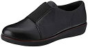 【中古】【輸入品・未使用】FitFlop Womens Laceless Derby Black Slip-On - 5
