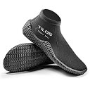 【中古】【輸入品・未使用】Tilos TruFit Diveブーツ、最初Truly人間工学Scubaブーティ、で使用可能3?mmショート、3?mmチタン、5?m...