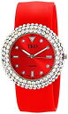 yÁzyAiEgpzTKO ORLOGI Women 's tk613rd Crystal Red Slap Watch