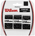 【中古】【輸入品・未使用】Wilson Profile テニスラケットオーバーグリップ ブラック