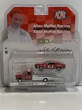 【中古】【輸入品・未使用】ACME 1/64 フォード F-350 ランプトラック #38 & 1969 トランザム マスタング #38%ダブルクォーテ%アラン・ モファット レーシング%ダブルクォーテ%