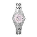 【中古】【輸入品・未使用】Relic レディース Queen's Court クォーツ ステンレススチール ドレスウォッチ M Silver-Tone/Pink
