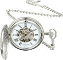 【中古】【輸入品・未使用】Charles-Hubert- Paris Brass Mechanical Hunter Case Pocket Watch #3576-W