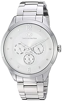 【中古】【輸入品・未使用】Technomarine メンズ ムーンサン クォーツウォッチ ステンレススチールストラップ シルバー 20 モデル：TM-117039