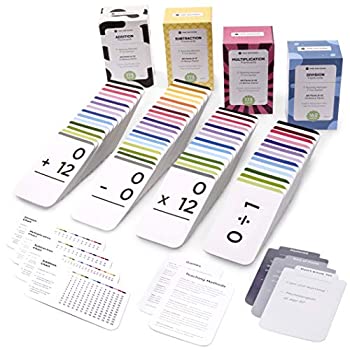 【中古】【輸入品・未使用】681 Math ADDITION%カンマ% SUBTRACTION%カンマ% MULTIPLICATION and DIVISION FLASH CARDS Bundle Kit with Full Box Sets All Facts Colour Coded Be