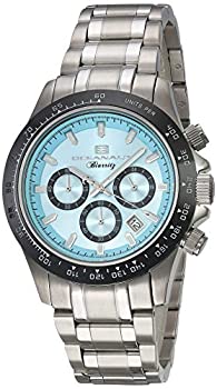 【中古】【輸入品・未使用】Oceanaut メンズ ビアリッツ」クォーツステンレススチールカジュアルウォッチ、カラー:シルバートーンダウン(モデル:Oc6111) シルバー/ブル