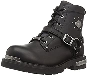 【中古】【輸入品・未使用】[Harley-Davidson] Women's Becky Motorcycle Boot%カンマ% Black%カンマ% 10 Medium US