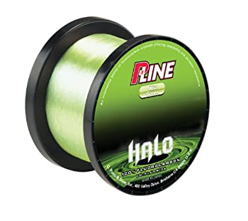 【中古】【輸入品・未使用】(6.8kg) - P-Line Halo Fluorocarbon Mist Green Fishing Line 2000 YD Bul..