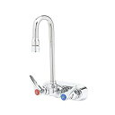 yÁzyAiEgpzT&S Brass B-1115-132X Work Board Faucet%J}% Wall Mount%J}% 4%_uNH[e% Centers%J}% 132X Gooseneck%J}% Lever Handles 141msA