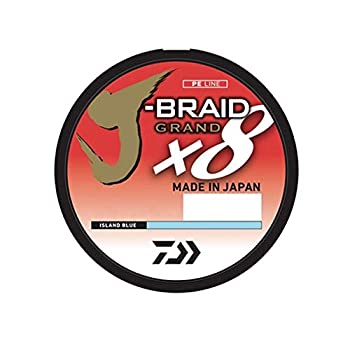 【中古】【輸入品 未使用】(14kg/3000 yd カンマ Gray Light) - Daiwa J-Braid Grand X8 3000 yd Spool Fishing Line