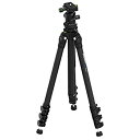 【中古】【輸入品・未使用】Sabrent 69インチ カーボンファイバー 三脚 360度カメラマウント付き (TP-CF69)